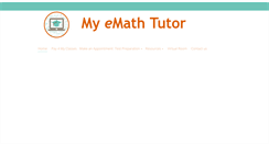 Desktop Screenshot of myemathtutor.com