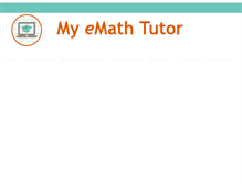 Tablet Screenshot of myemathtutor.com